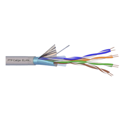 Cablu FTP cat 5E CUPRU 100% 305m ELAN ELN-FTP-5E-CU
