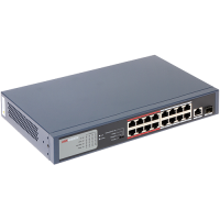 Switch 16 porturi PoE 2 porturi uplink-HIKVISION DS-3E0318P-E-M