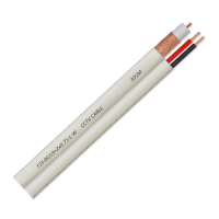 Cablu coaxial RG59+alimentare 2x0.75 TSY-RG59+2X0.75-L-W