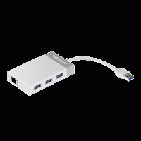 Adaptor USB 3.0 la Gigabit Hub USB-TRENDnet TU3-ETGH3