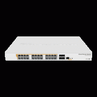 Cloud Router Switch 24xGigabit PoE-Mikrotik CRS328-24P-4S+RM