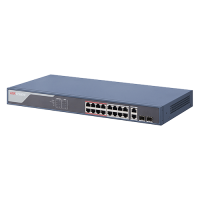 Switch 16 porturi PoE 2 port uplink Gigabit-HIKVISION DS-3E1318P-EI